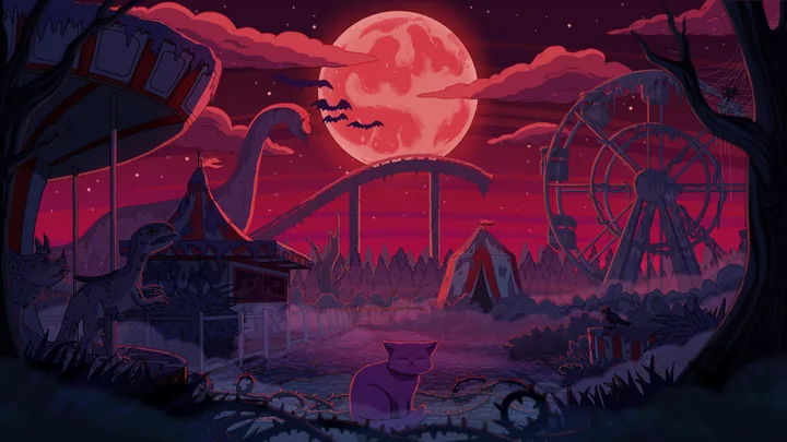 Dino Land wallpaper by Purrple Cat