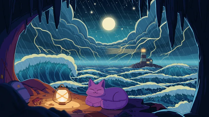 Eye of the Storm wallpaper by Purrple Cat