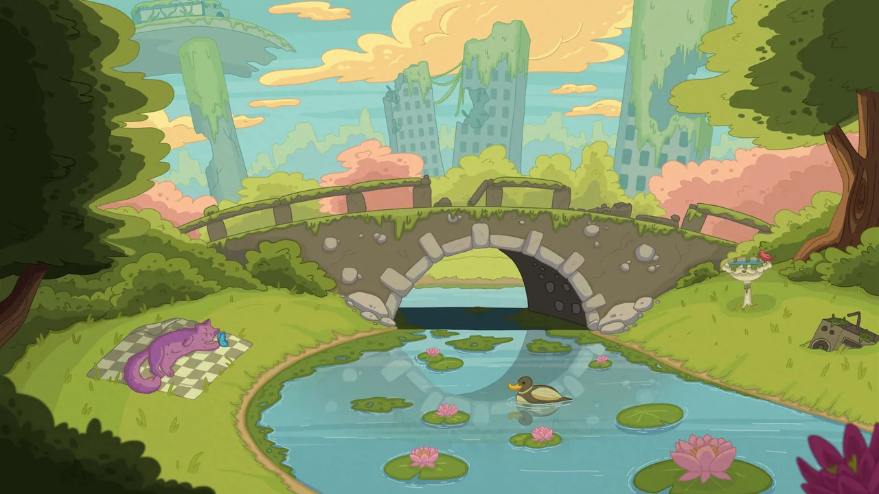 Signs of Life, widescreen artwork by Purrple Cat